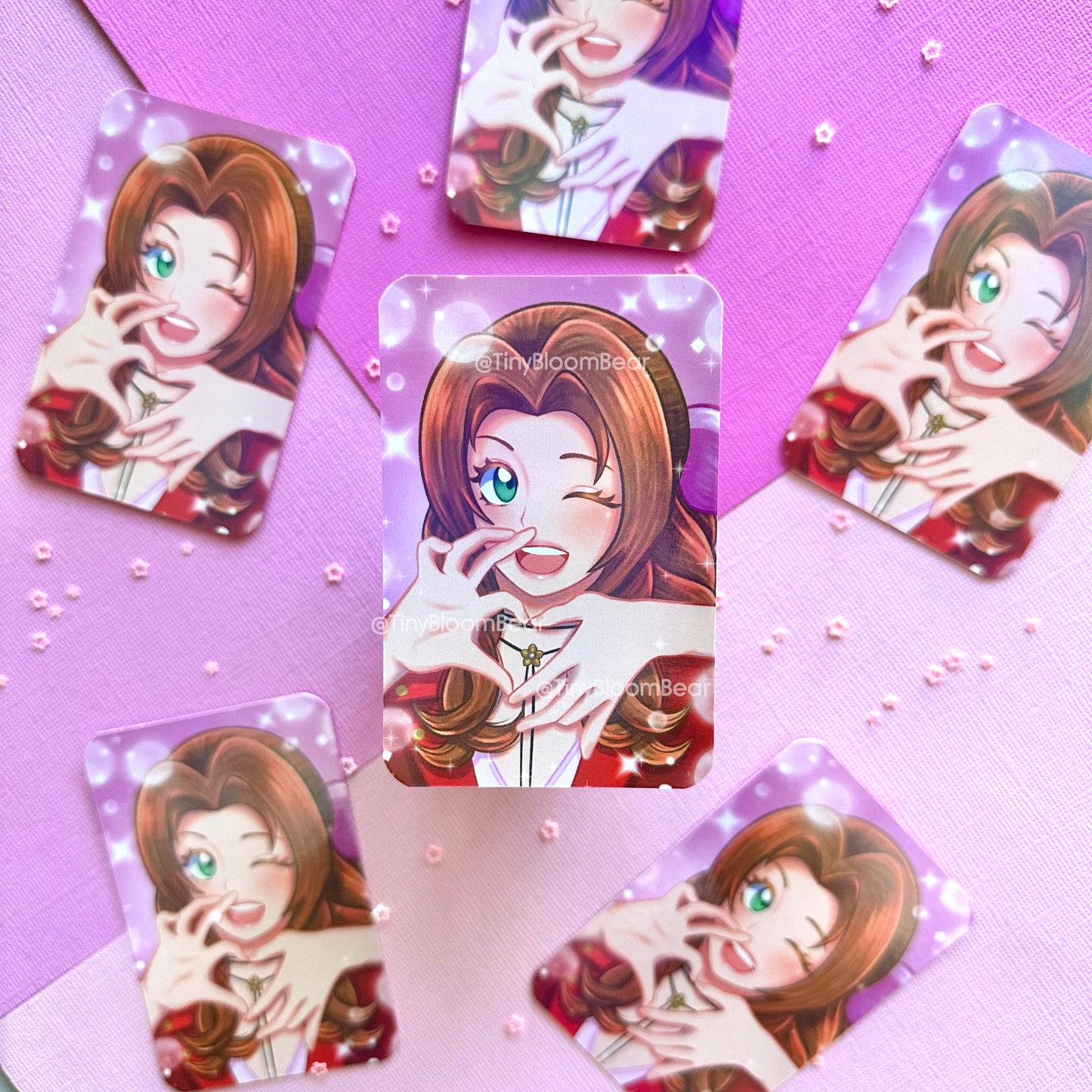 FFVII Holographic Photocard Prints