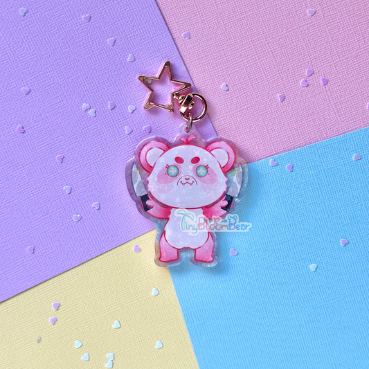 Pink Panda Panpan Knife Keychain Charm SALE
