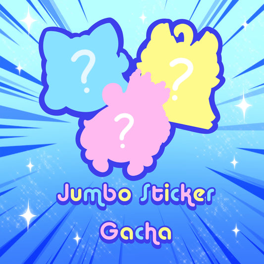 Genshin Impact Jumbo Stickers Gacha Mystery Pack of 10 + or BNHA, HQ!!, Originals Jumbo Stickers